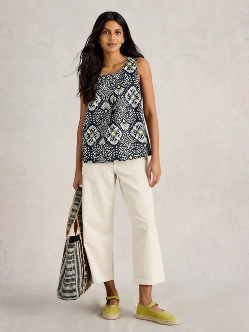 Gilet Paradise en coton - Navy Pr - 52 Image 2