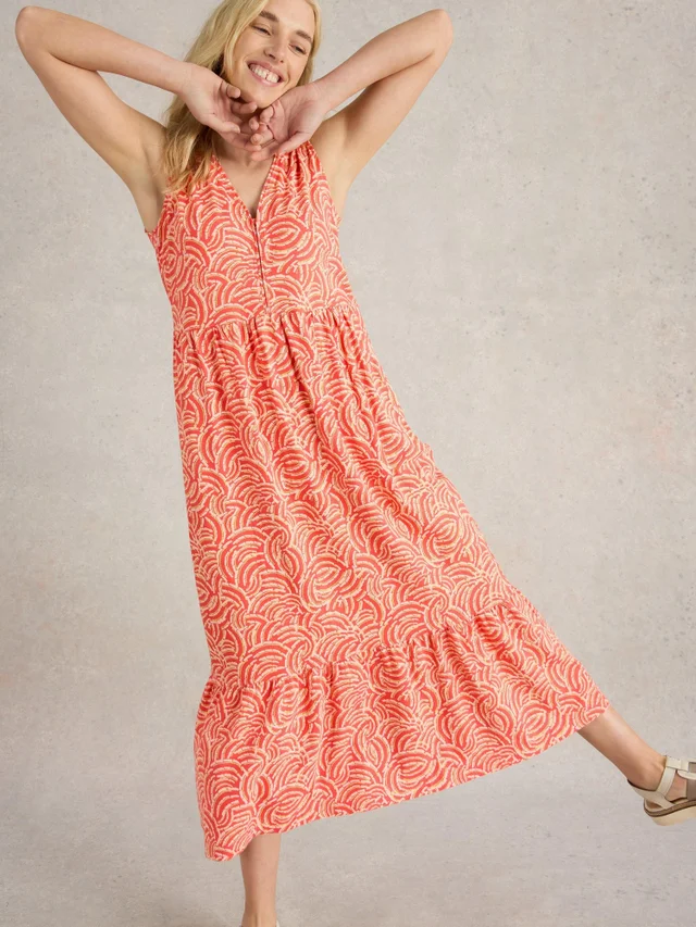 Robe longue en jersey Cameron