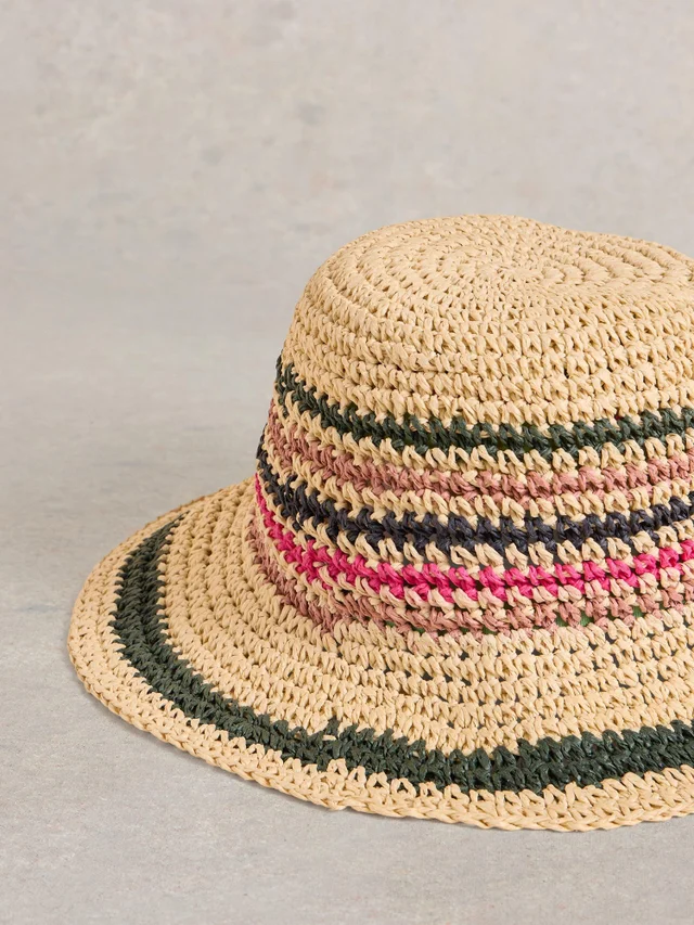Casquette rayée
