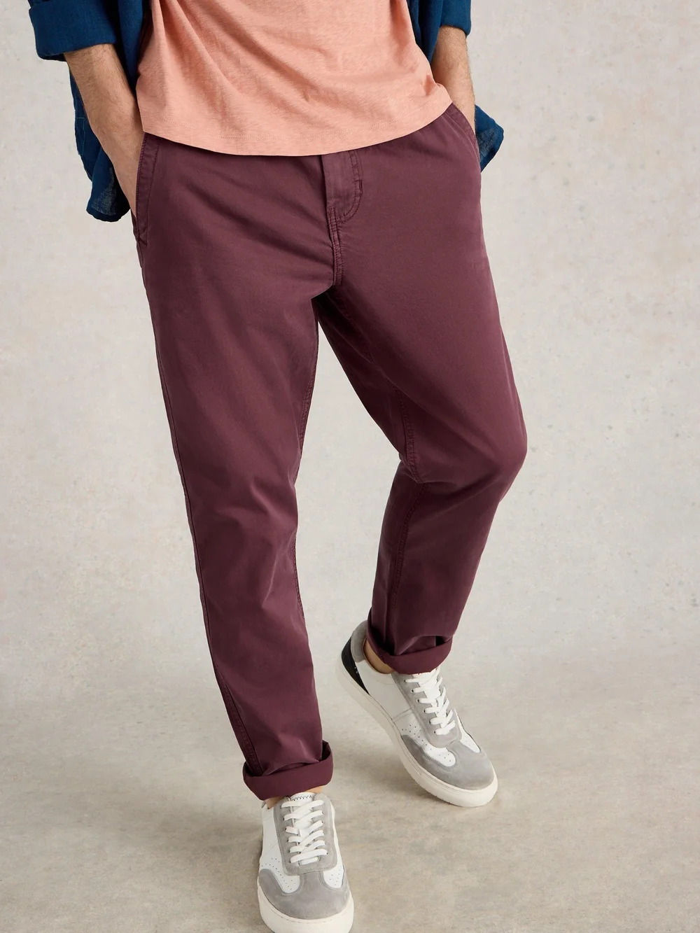 Pantalon à cordon Sutton - Dk Plum - 40/R Image 1