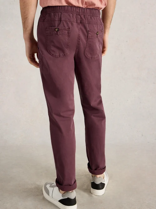 Pantalon à cordon Sutton - Dk Plum - 40/R Image 4