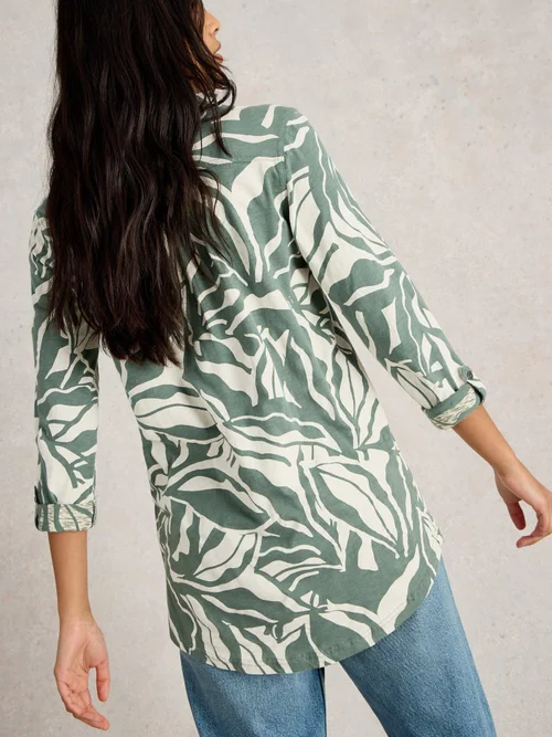 CHEMISE ANNIE LONGUE - Green Pr - 52 Image 4