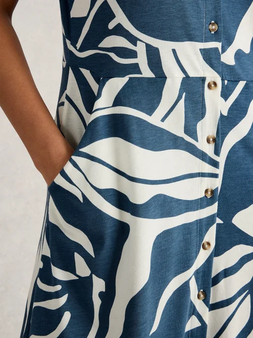 Robe Chemise En Jersey Rua - Navy Pr - 52/R Image 3