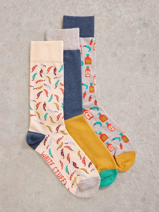 Lot de 3 paires de socquettes Feeling Hot