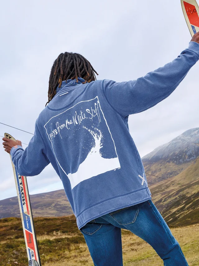 Sweat Demi-Zip En Piqué