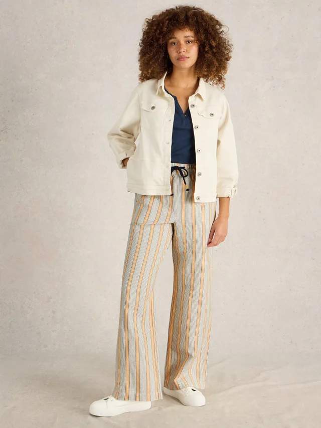 Pantalon Belle en lin mélangé