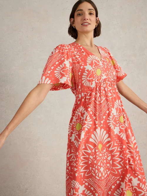 Robe midi Lucy - Coral Pr - 36/R Image 3