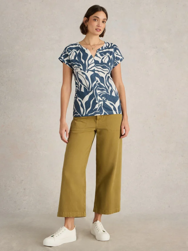 T-shirt à encolure en V NELLY