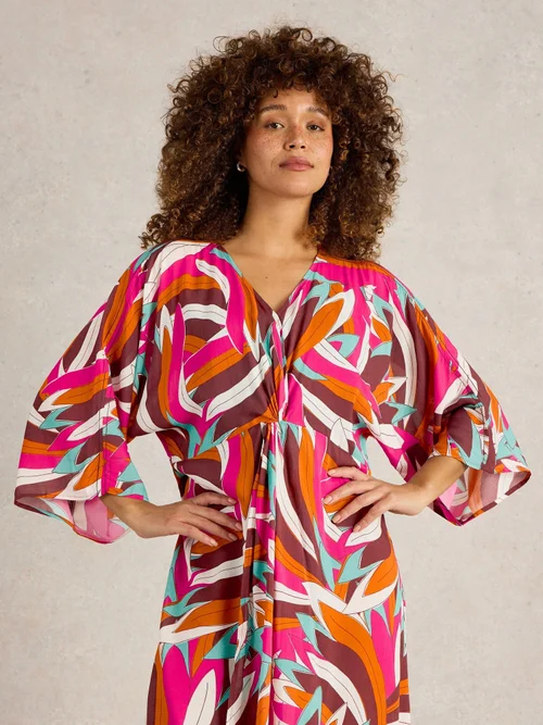 Kimono Cleo - Pink Pr - XXXL Image 3