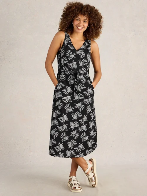 Robe Heidi En Jersey - Blk Mlt - XXXL Image 2
