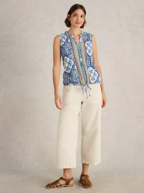 CHEMISE SANS MANCHES TULIP - Blue Pr - 52 Image 2