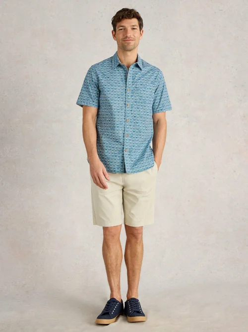 Chemise imprimée Ramen Bowl SS - Blue Pr - XXXL Image 2