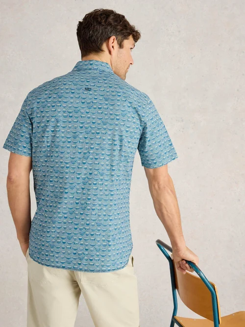 Chemise imprimée Ramen Bowl SS - Blue Pr - XXXL Image 4