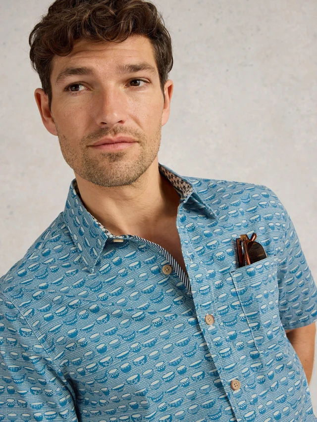 Chemise imprimée Ramen Bowl SS