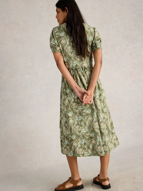 Robe en jersey Leah - Green Pr - 34/R Image 4