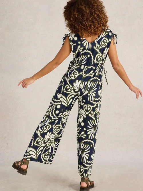 Combinaison En Jersey Freya - Navy Multi - XS Image 4