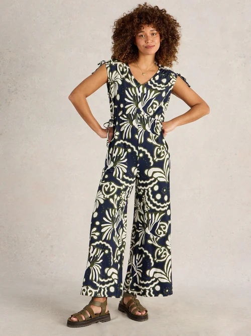 Combinaison En Jersey Freya - Navy Multi - XXXL Image 2
