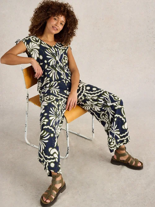 Combinaison En Jersey Freya - Navy Multi - XXXL Image 1