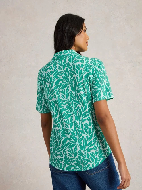 Chemise En Jersey À Manches Courtes Annie - Teal Pr - 52 Image 4