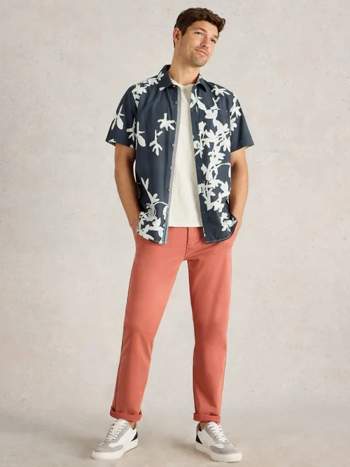 Pantalon chino biologique Sutton - Deep Pink - 40/R Image 2