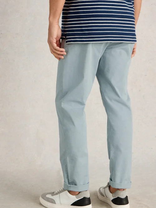 Pantalon chino biologique Sutton - Lgt Blue - 38/R Image 4
