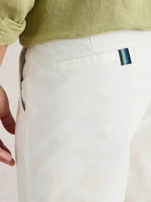 Chino-Shorts aus Bio-Baumwolle - Bril White - 40/R Image 3