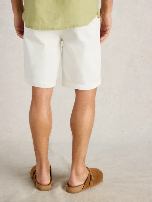 Chino-Shorts aus Bio-Baumwolle - Bril White - 40/R Image 4