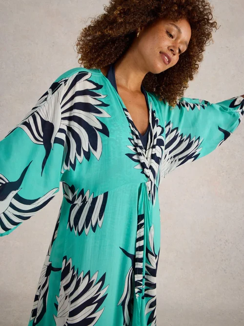 Kimono Cleo - Blue Mlt - XXXL Image 3