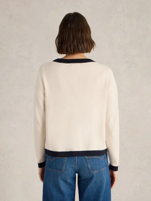 Cardigan Charlotte - Nat Mlt - 48 Image 4