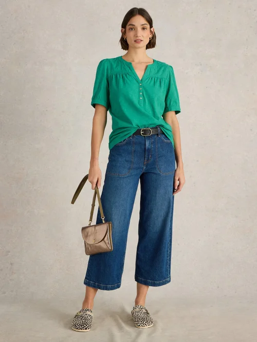 Top Brodé Ellie - Brt Green - 52 Image 2