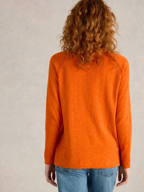Pullover Naria aus Leinenmischung - Brt Orange - 44 Image 4