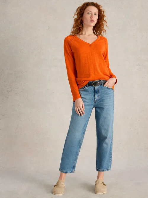 Pullover Naria aus Leinenmischung - Brt Orange - 44 Image 2