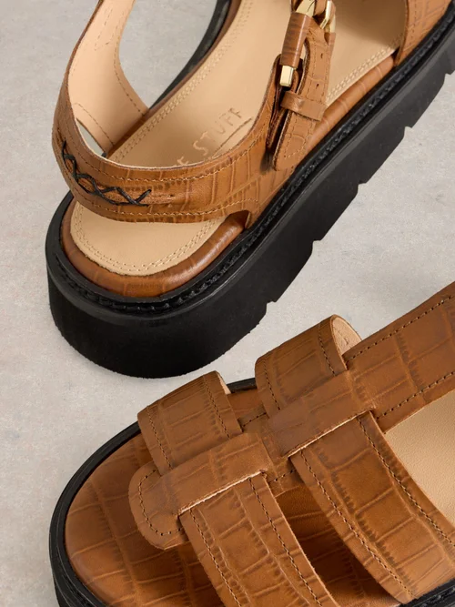 Sandales en cuir Rose - Mid Tan - 41 Image 3