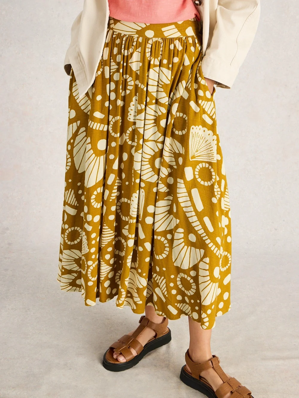 Jupe midi Abigail - Chart Pr - 34/R Image 1