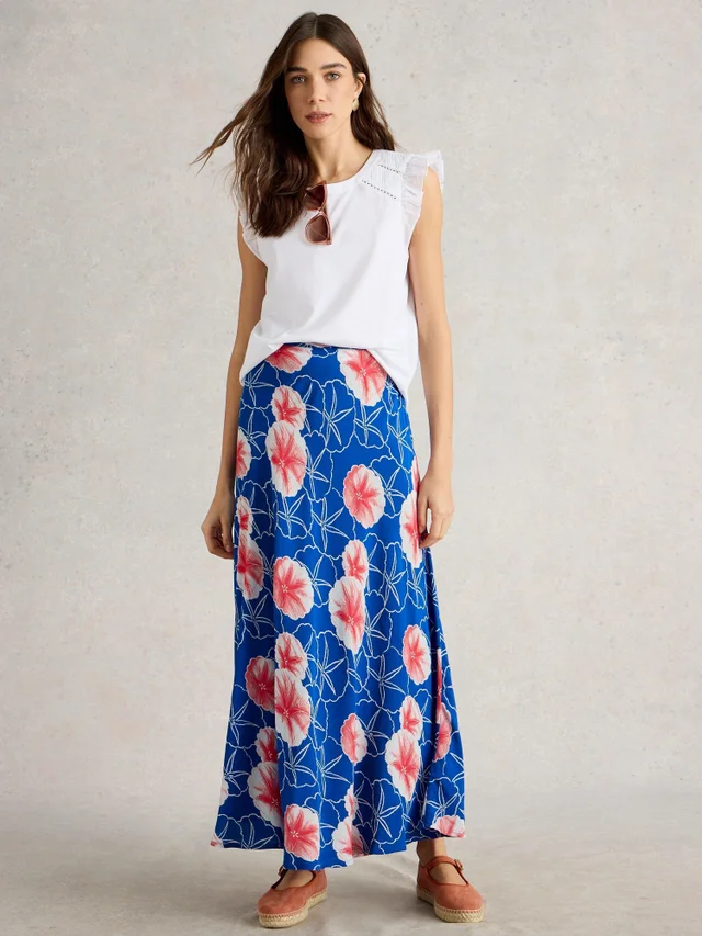 Jupe longue Hope à coupe en biais