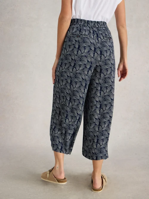 Jupe-culotte froissée Lisette - Navy Pr - 42/R Image 4