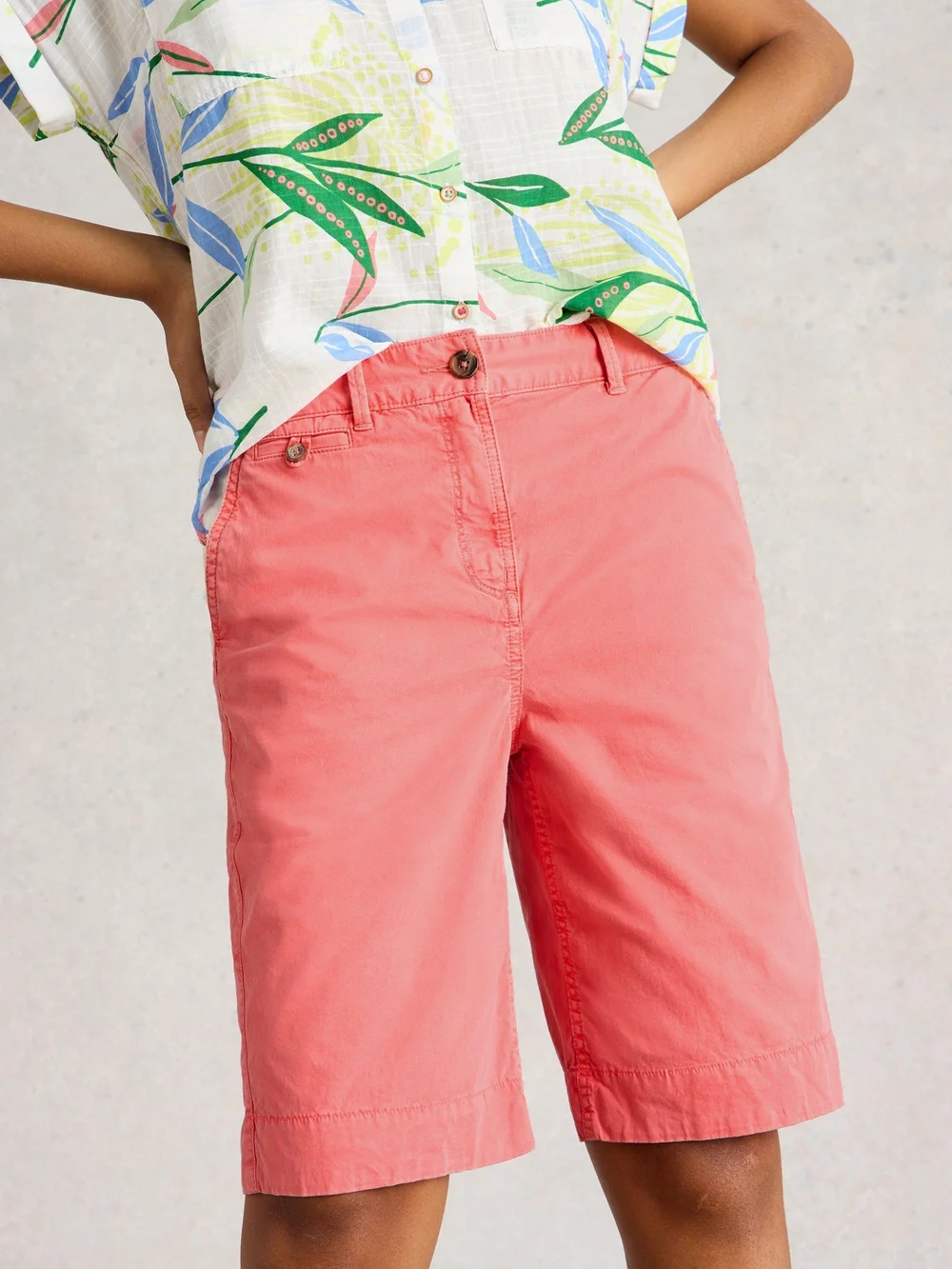 Short chino bio Hayley - Mid Pink - 52/R Image 1