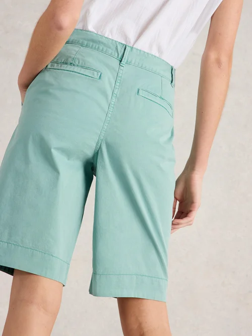 Short chino bio Hayley - Mid Teal - 44/R Image 4