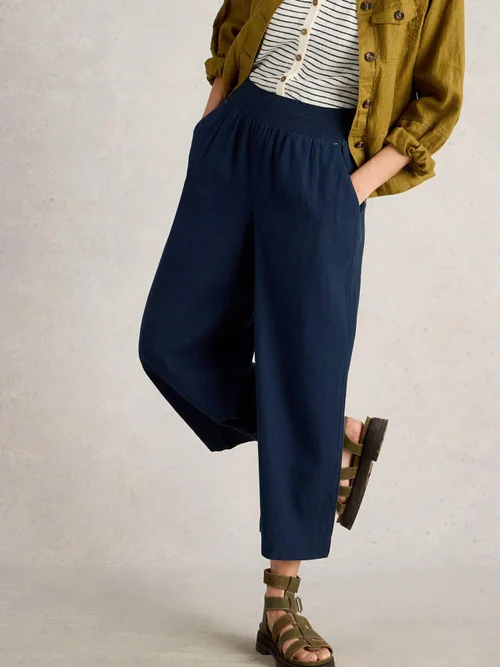 Culotte Shelly aus Leinenmischung - Dark Navy - 52/S Image 1