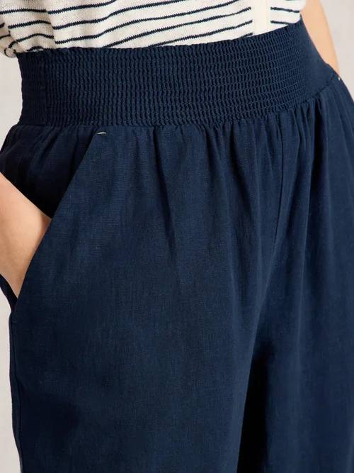 Culotte Shelly aus Leinenmischung - Dark Navy - 52/S Image 3