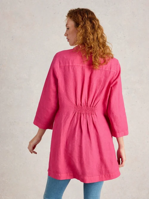 Tunique en lin Blake - Brt Pink - 52/R Image 4