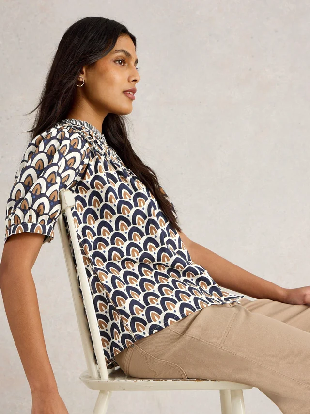 Top imprimé Ariel Mix