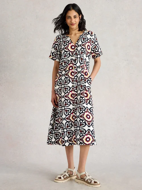 Robe en lin Iris - Ivory Pr - 52/R Image 2