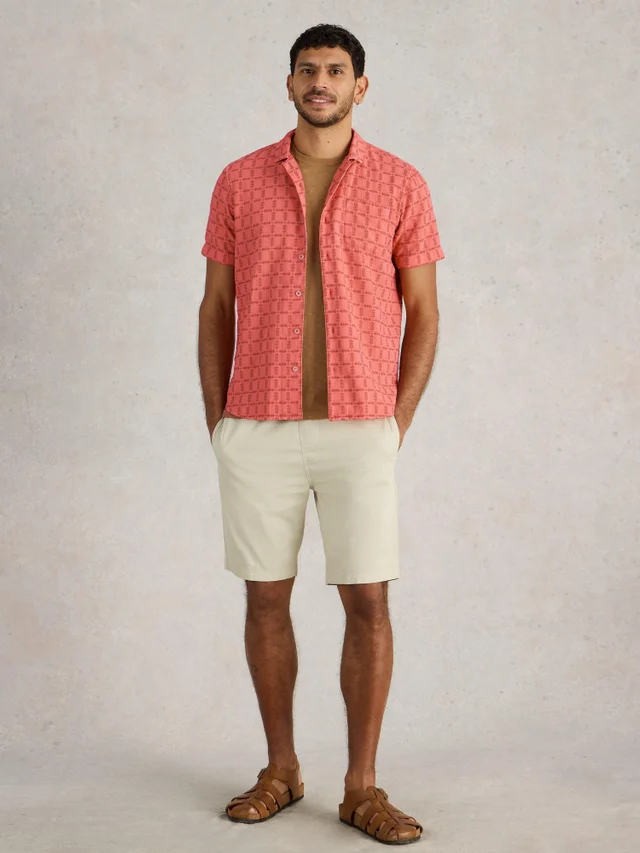 Chemise SS à carreaux surteints