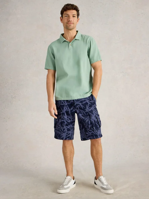 Short cargo imprimé Halsall - Navy Pr - 38/R Image 2