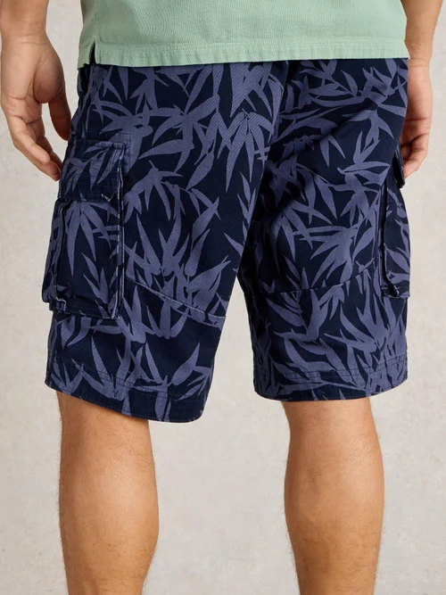 Short cargo imprimé Halsall - Navy Pr - 38/R Image 4