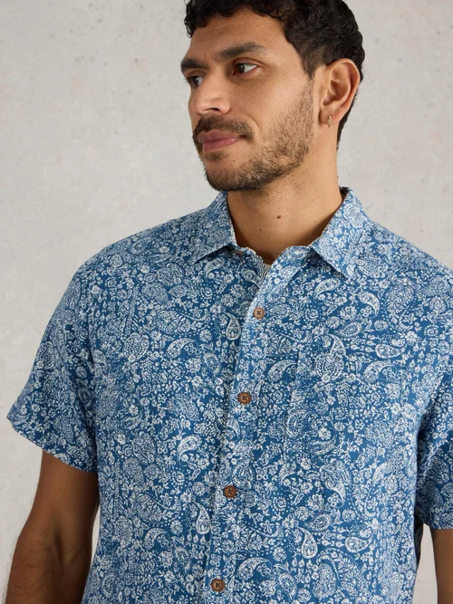 Chemise imprimée Finsbury Paisley - Blue Pr - XL Image 3
