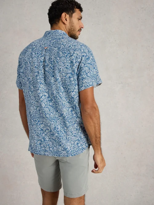 Chemise imprimée Finsbury Paisley - Blue Pr - XL Image 4