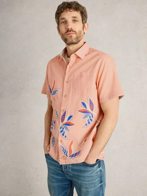 Chemise imprimée Finsbury Leaves - Pink Pr - XXL Image 3