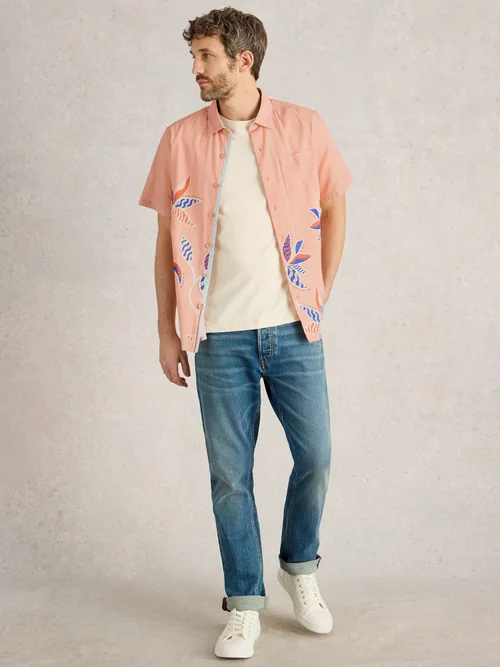 Chemise imprimée Finsbury Leaves - Pink Pr - XXL Image 2